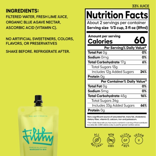 Filthy® Margarita Pouch Perspective: bottom