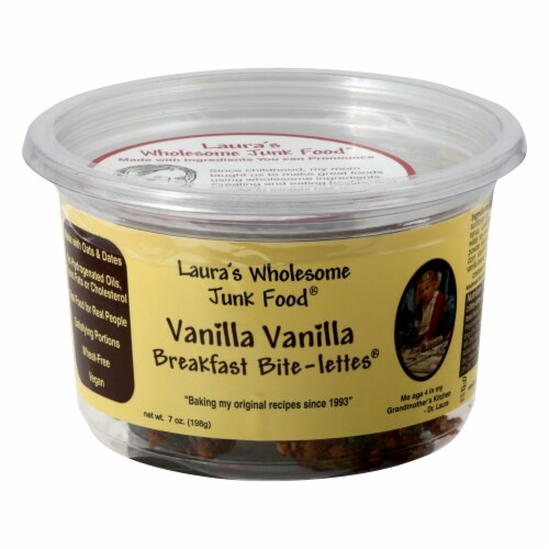 Laura's Wholesome Junk Food® Vanilla Vanilla Breakfast Bite-lettes® Perspective: bottom