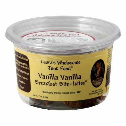 Laura's Wholesome Junk Food® Vanilla Vanilla Breakfast Bite-lettes® Perspective: bottom