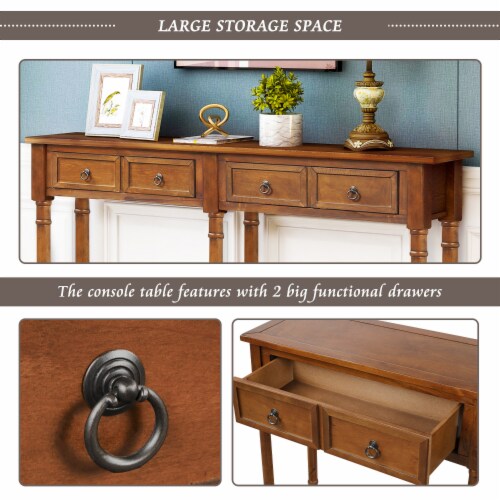TV/Entertainment Furniture in Solid Wood for Home or Office Use Perspective: bottom