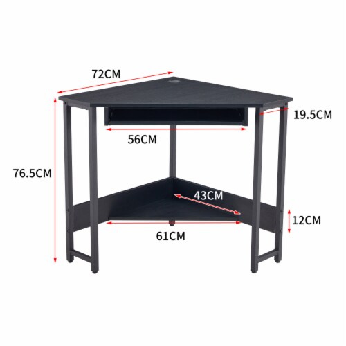 Desks in MDF for Home or Office Use Perspective: bottom