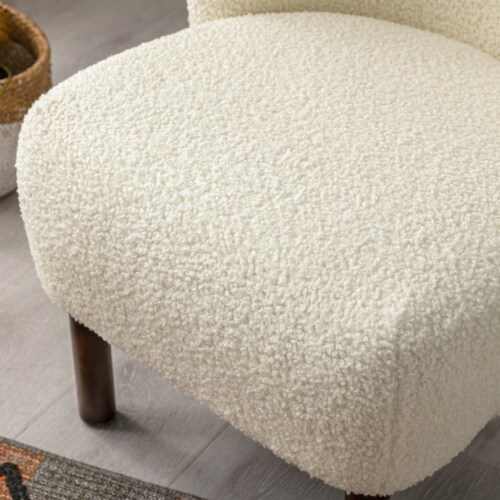 Accent Chairs in Polyester for Home or Office Use Perspective: bottom