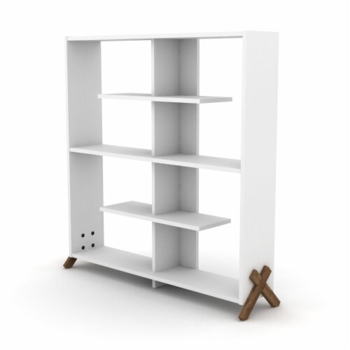 Display/Shelving/Etageres in Solid Wood for Home or Office Use Perspective: bottom