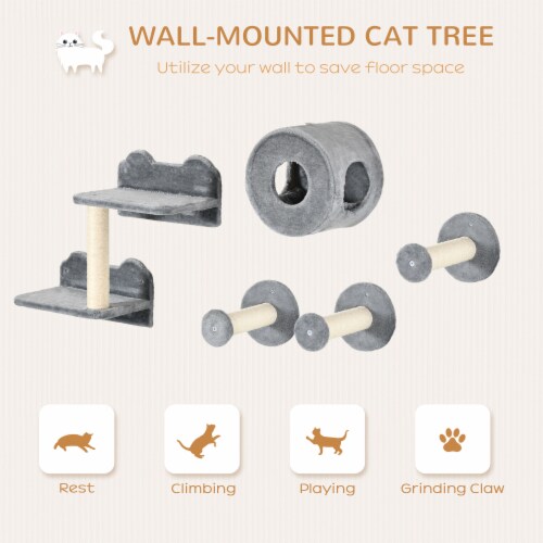 Simplie Fun Colossal Cat Tower with Scratchers, Hideouts, and Customizable Heights Perspective: bottom