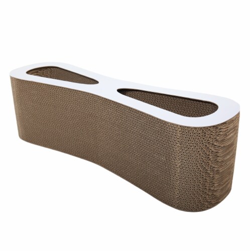 Simplie Fun Cat scratcher cat toy corrugated cardboard Perspective: bottom