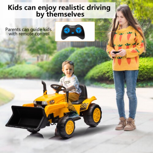 Simplie Fun 12V Ride On Tractor with Front Loader and Remote Control 1 count Gerbes Super Markets