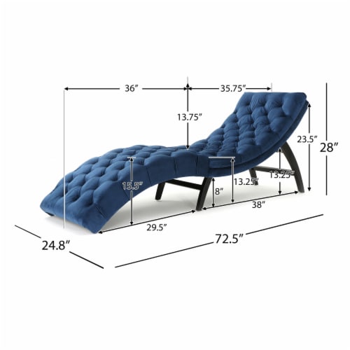 Simplie Fun Luxurious Tufted Indoor Chaise Lounge for Ultimate ...