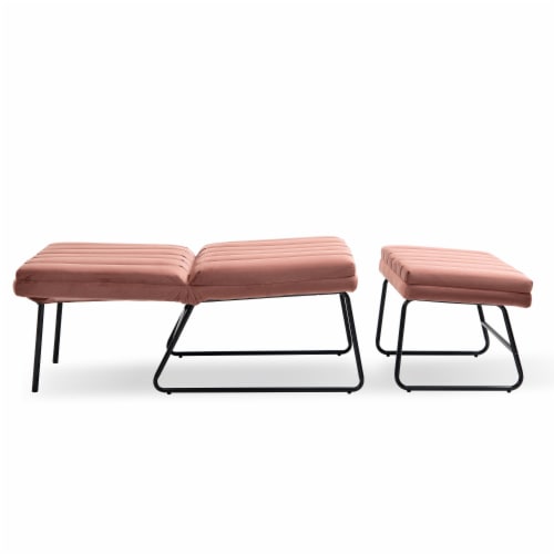 Accent Chairs in Velvet for Home or Office Use Perspective: bottom