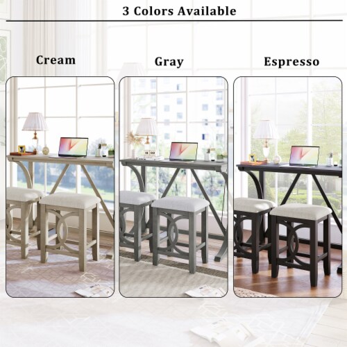 3 piece shop espresso dining set