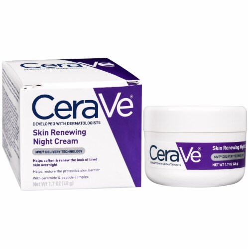 CeraVe Skin Renewing Peptide Night Cream Perspective: bottom