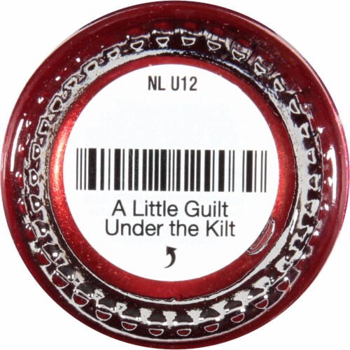 OPI A Little Guilt Under the Kilt Nail Lacquer Perspective: bottom