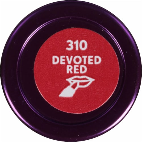 CoverGirl Devoted Red Simply Ageless Lipstick Perspective: bottom