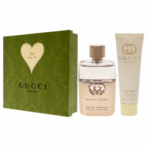 Gucci Gucci Guilty For Women 2 Pc Gift Set 1.6oz EDT Spray 1.6oz Body Lotion 2 Pc Gift Set Foods Co