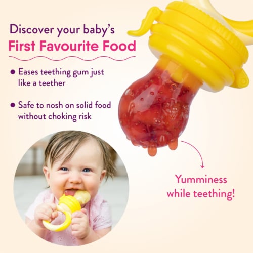 NatureBond Baby Fruit Feeder Pacifier Nibbler 2 Packs Perspective: bottom