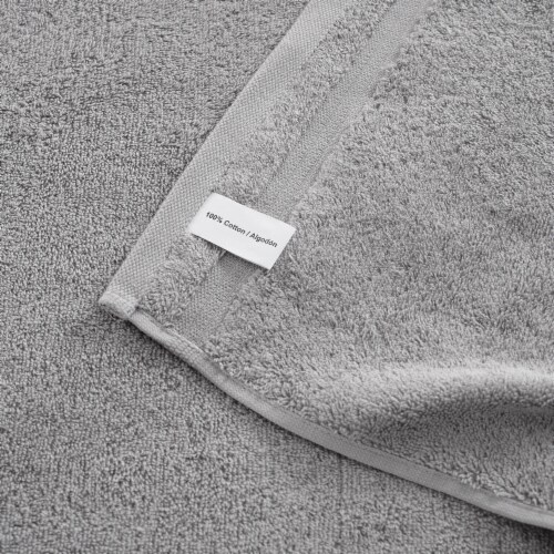 Kitcheniva Ultra Super Soft 100% Cotton Bath Towels Gray 4 Packs Perspective: bottom