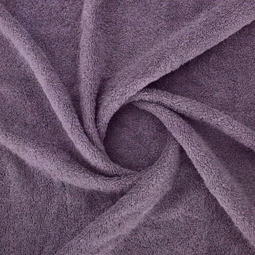 Kitcheniva 100% Soft Cotton Bath Towel Set of 2, Purple Perspective: bottom