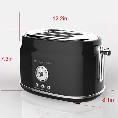 Frigidaire 2-Slice Retro Toaster - Black, 1 Black - Fry's Food Stores