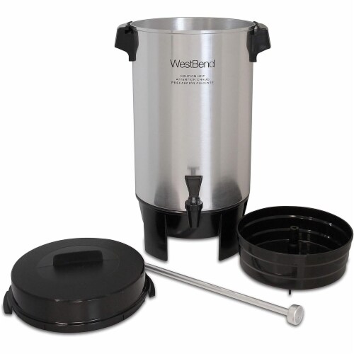 West Bend 58002 Highly Polished Aluminum Commercial Coffee West Bend 58002 Highly Polished Aluminum Commercial Coffee