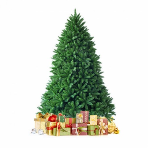 Hivvago 5 Feet Artificial Fir Christmas Tree with 600 Branch Tips Perspective: bottom