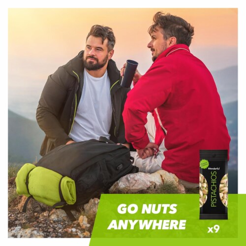 Wonderful Pistachios Roasted and Salted Nuts In Shell, (Pack of 9) Perspective: bottom