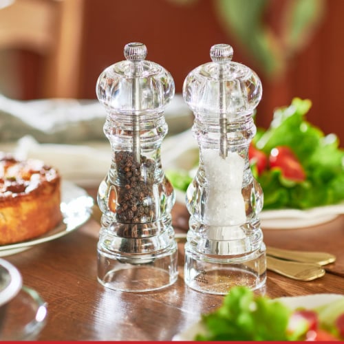Peugeot Nancy Pepper Mill Acrylic, 5-Inch, Clear Perspective: bottom