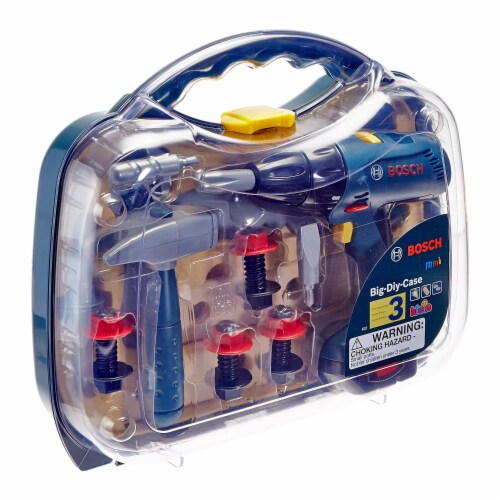 Theo Klein Bosch Junior Kids Large Premium Toy Screwdriver Case with Accessories 1 Piece King Soopers