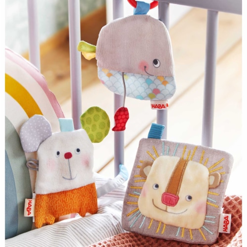 HABA Crackly Mouse Machine Washable Sensory Crinkle Cloth Baby Toy Perspective: bottom