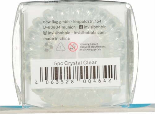 Invisibobble Power Hair Ring Multipack - Crystal Clear Perspective: bottom