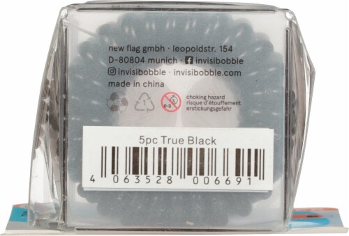 Invisibobble Power Hair Ring Multipack - True Black Perspective: bottom