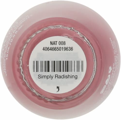 OPI Simply Radishing Natural Lacquer Nail Polish Perspective: bottom