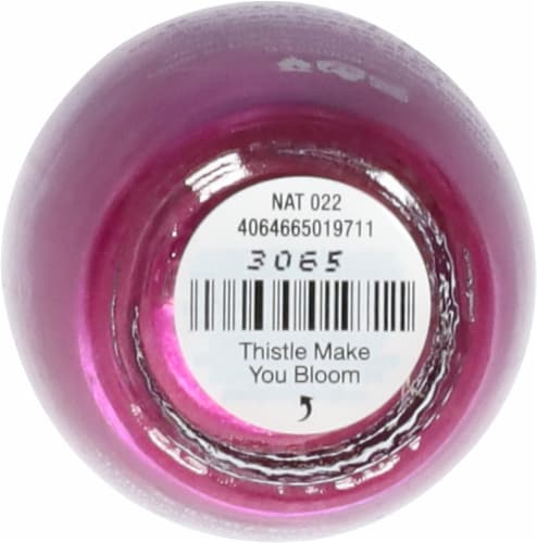 OPI Thistle Make You Bloom Natural Lacquer Nail Polish Perspective: bottom