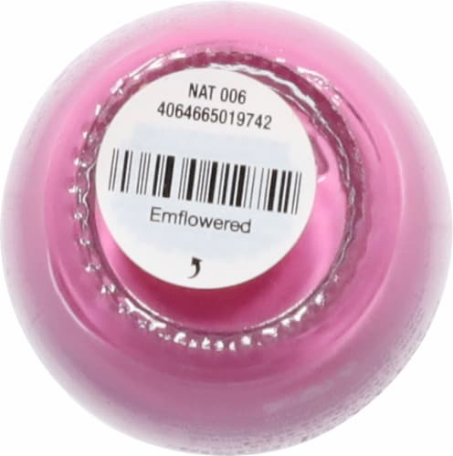 OPI Emflowered Natural Lacquer Nail Polish Perspective: bottom