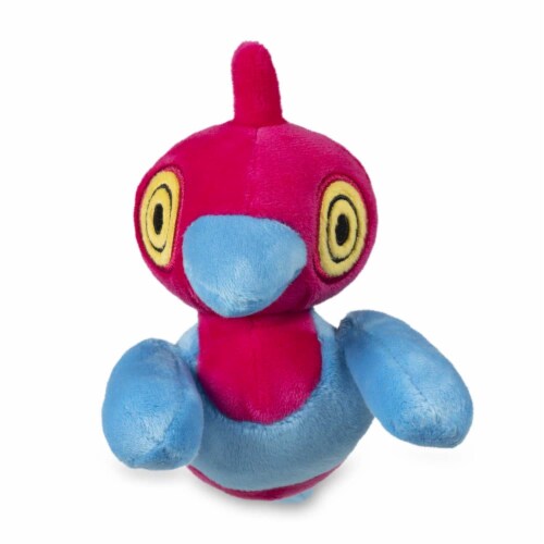 Pokemon 5 Inch Sitting Cuties Plush - Porygon-Z Perspective: bottom