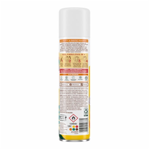 Batiste Dry Shampoo Tropical Fragrance Perspective: bottom