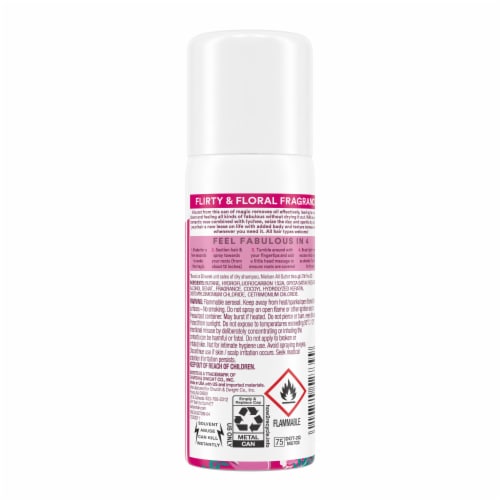 Batiste Dry Shampoo Blush Fragrance Travel Size Perspective: bottom