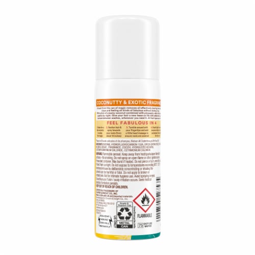Batiste Dry Shampoo Tropical Fragrance Travel Size Perspective: bottom