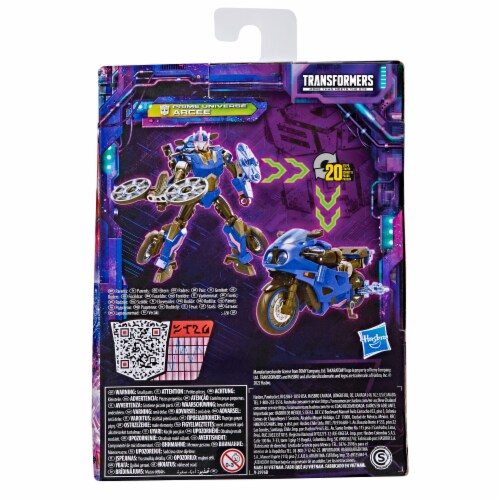 Transformers® Generations Legacy Deluxe Prime Universe Arcee Action Figure Perspective: bottom