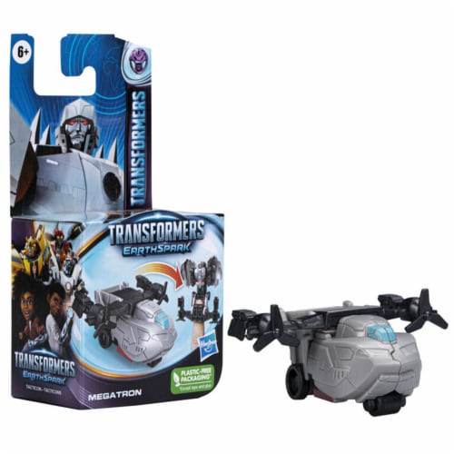 Transformers Toys EarthSpark Tacticon Megatron Action Figure, 2.5-Inch, Robot Toys Perspective: bottom