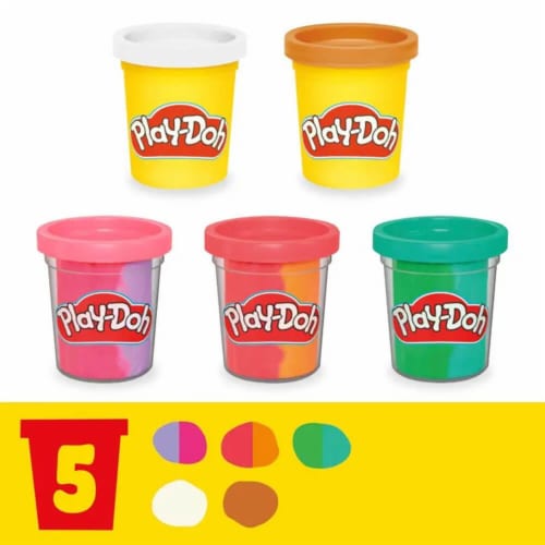 Play-Doh Rainbow Swirl Ice Cream Playset Perspective: bottom