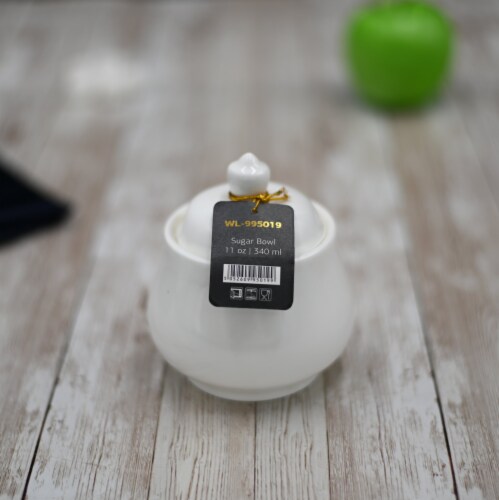 Fine Porcelain Sugar Bowl 11 Oz | 340 Ml In Colour Box WL-995019/1C Perspective: bottom