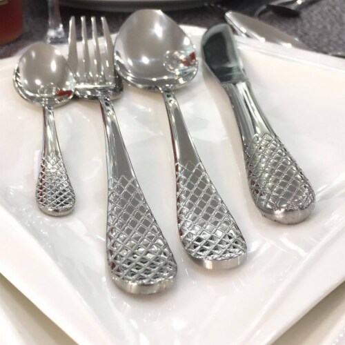 High Polish Stainless Steel Dinner Fork 8  | 20 Cm  Set Of 6  In Gift Box WL-999201/6C Perspective: bottom