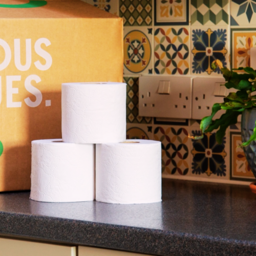 Serious Tissues, Carbon Neutral Toilet Roll Perspective: bottom