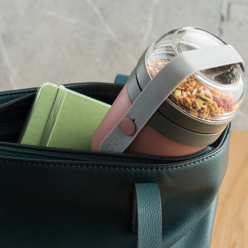 BergHOFF Leo Dual Lunch Pot - Pink & Gray Perspective: bottom
