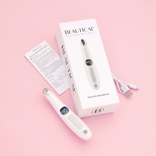 BEAUTICAL - Sonic Eye Care Booster - Eye Massager - Red Light Care - High Frequency Vibration Perspective: bottom