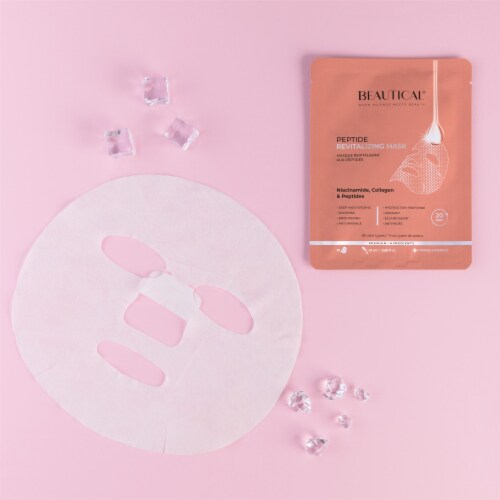 BEAUTICAL - Peptide Revitalizing Mask - Brightening, Moisturizing, Anti Wrinkle, Soothing Perspective: bottom
