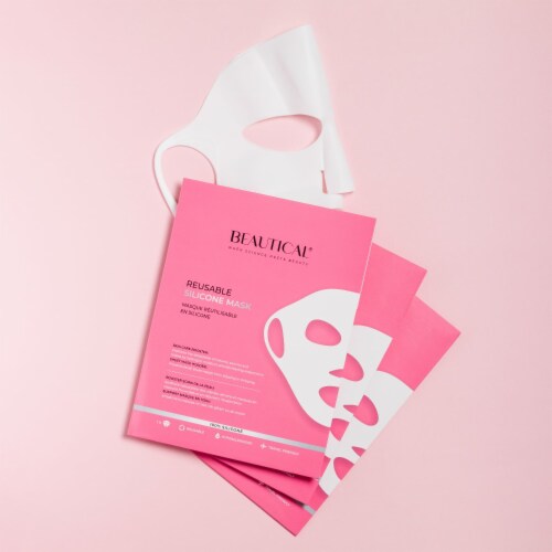 BEAUTICAL Reusable Silicone Mask - face mask, 100% silicone Perspective: bottom