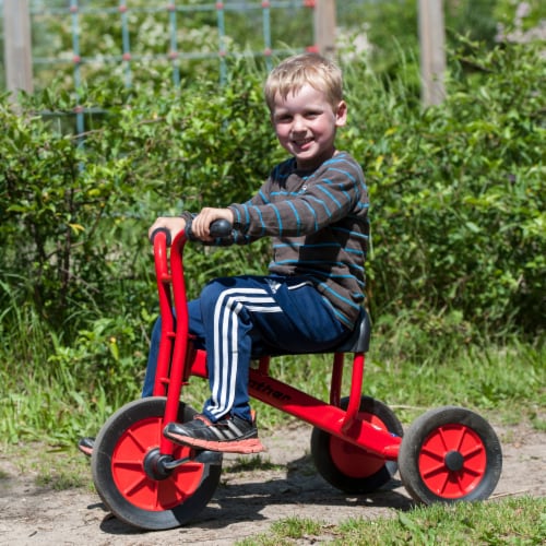 Winther Small Viking Tricycle - Red Perspective: bottom