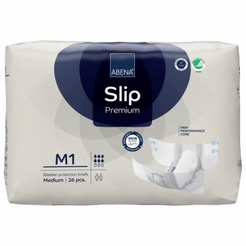 Abena Slip Premium M1 Adult Incontinence Brief M Heavy Absorbency 1000021284, 26 Ct Perspective: bottom
