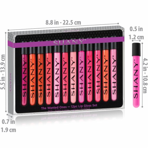 SHANY The Wanted Ones - Multi Colored Lip Gloss Set Perspective: bottom