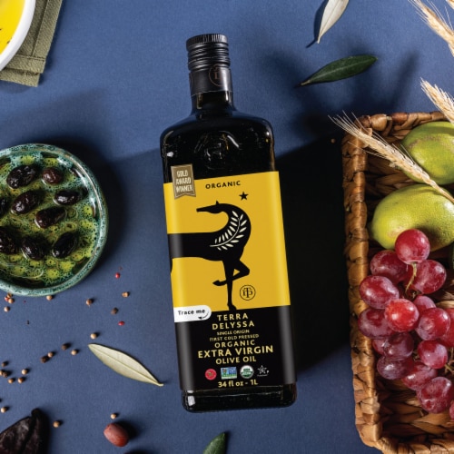Terra Delyssa® First Cold Press Tunisian Organic Extra Virgin Olive Oil Perspective: bottom